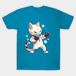 Cat kickboxing T-Shirt